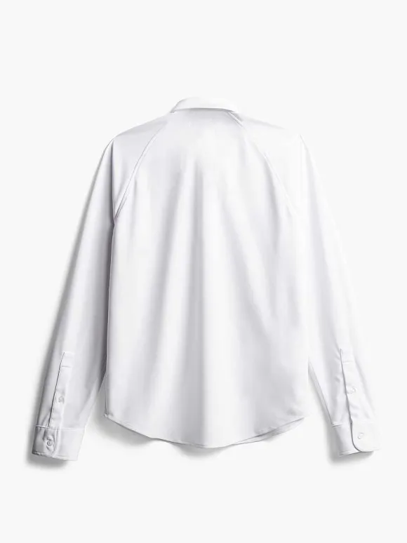 Men'S Ministry of Supply White Men'S Apollo Raglan Sport Shirt