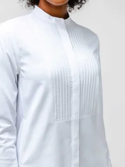 Women'S Ministry of Supply White Women'S Aerozero° Tuxedo Shirt