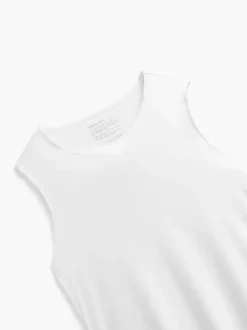 Women'S Ministry of Supply White Women'S Luxe Touch Tank